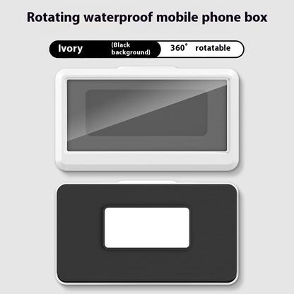 Wall-mounted Mobile Phone Bracket Kitchen Bathroom Waterproof Anti-fog Mobile Phone Box