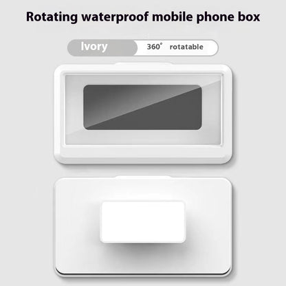 Wall-mounted Mobile Phone Bracket Kitchen Bathroom Waterproof Anti-fog Mobile Phone Box